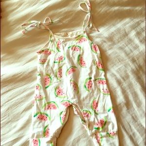 Baby Girl Watermelon Romper